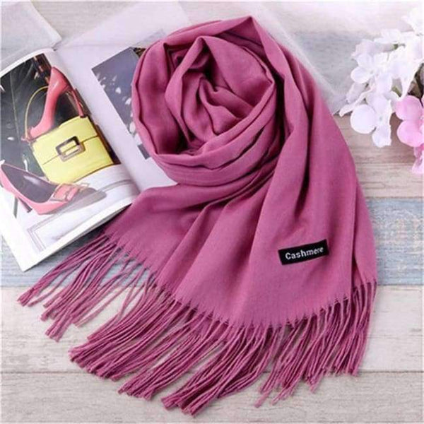 Planet Gates Rubber Pink Luxury Brand Scarf Unisex 2018 Female Male Best Quality Wool Cashmere Scarf Pashmina Tassels Women Men Wrap Shawl S-11