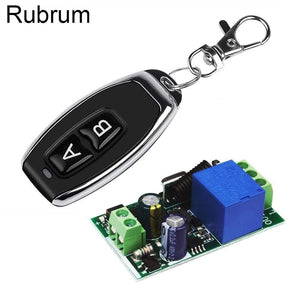 Planet Gates Rubrum 433MHz Universal Wireless Remote AC 110V 220V 1CH RF Relay And Transmitter Remote Control Garage Gate Light Fan Home DIY