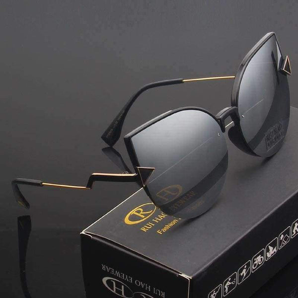 Planet Gates RUI HAO EYEWEAR Fashion Cat Eye Design Polarized Sunglasses Women Popular Sun Glasses 2018 Driving Eyeglasses Brand Glasses