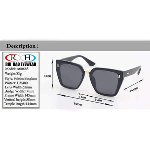 Planet Gates RUI HAO EYEWEAR Polarized Sunglasses Men Women Square Design Glasses 2018 Goggles Driving Sun Glasses Brand Eyeglasses