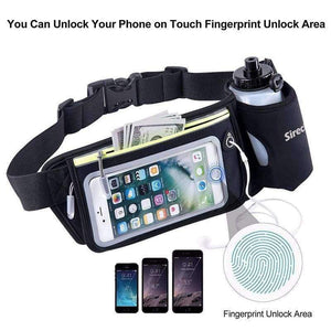 Planet Gates Running Bag Fingerprint Unlock Design Sport Trail Running Belt Waist Bag Waterproof Gym Fitness Phone Bag Run Accessorie