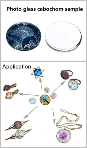 Planet Gates Russian Doll 10pcs mixed 12mm/18mm/20mm/25mm Round photo glass cabochon demo flat back Making findings
