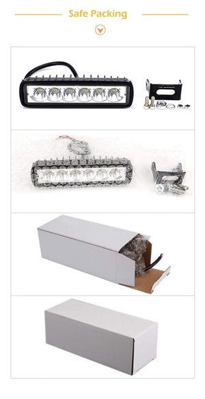 Planet Gates Russian Federation / 1 Peice Floodlight 18W 12V LED Work Light Bar Spotlight Flood Lamp Driving Fog Offroad LED Work Car Lights for Ford Toyota SUV 4WD Boat Truck