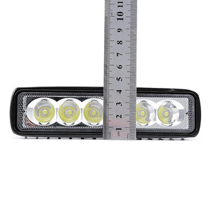 Planet Gates Russian Federation / 1 Peice Floodlight 18W 12V LED Work Light Bar Spotlight Flood Lamp Driving Fog Offroad LED Work Car Lights for Ford Toyota SUV 4WD Boat Truck