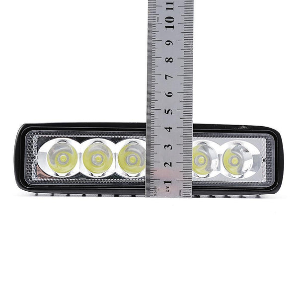 Planet Gates Russian Federation / 1 Peice Floodlight 18W 12V LED Work Light Bar Spotlight Flood Lamp Driving Fog Offroad LED Work Car Lights for Ford Toyota SUV 4WD Boat Truck