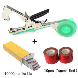 Planet Gates Russian Federation / 1 SET ALLOME Tying Machine Plant Garden Plant Tapetool Tapener 10 Rolls Tape Set for Vegetable, Grape, Tomato,Cucumber, Pepper Flower