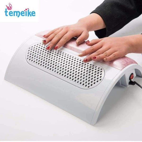 Planet Gates Russian Federation / 220V  Pink Nail tools - Nail suction Dust Collector Machine Vacuum Cleaner with 3 fans + 3 bags Salon Tool 110V or 220V
