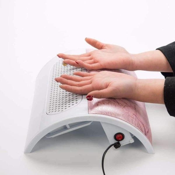 Planet Gates Russian Federation / 220V  Pink Nail tools - Nail suction Dust Collector Machine Vacuum Cleaner with 3 fans + 3 bags Salon Tool 110V or 220V