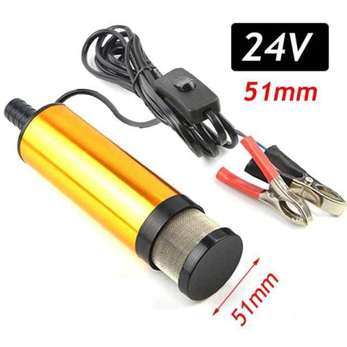 Planet Gates Russian Federation / 24V 51mm Mini Car Oil Pump Electric DC 12V 24V For Pumping Diesel Oil Water Submersible Aluminum Alloy Shell 12L/min Fuel Transfer Pump