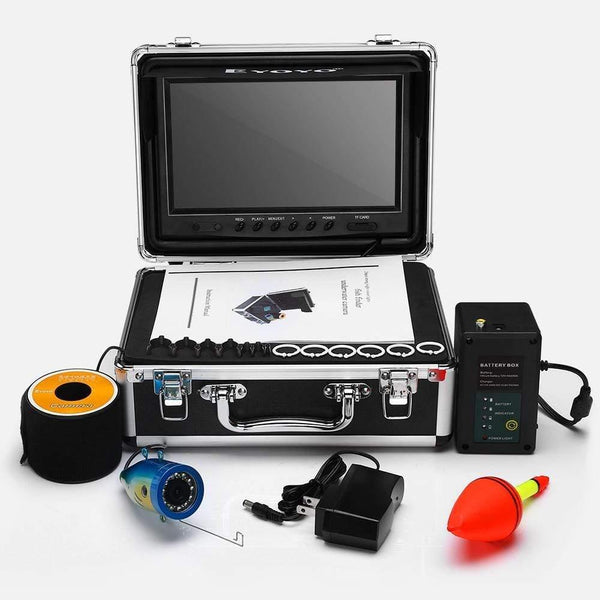 Planet Gates Russian Federation / 30M double LED 9"30M 24pcs Infrared and White LED Fish Finder Battery Control Box Underwater Video Fishing Camera