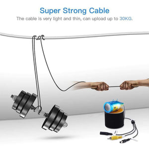 Planet Gates Russian Federation / 30M double LED 9"30M 24pcs Infrared and White LED Fish Finder Battery Control Box Underwater Video Fishing Camera