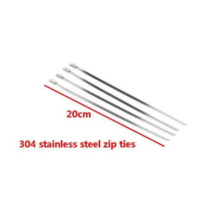 Planet Gates Russian Federation / 4 peices 200mm ties 5cm*5M 10M 15M Titanium/Black Exhaust Heat Wrap Roll for Motorcycle Fiberglass Heat Shield Tape with Stainless Ties