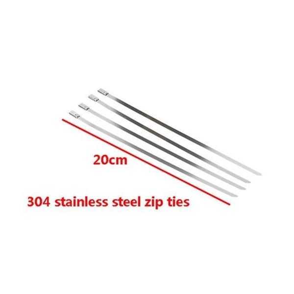 Planet Gates Russian Federation / 4 peices 200mm ties 5cm*5M 10M 15M Titanium/Black Exhaust Heat Wrap Roll for Motorcycle Fiberglass Heat Shield Tape with Stainless Ties