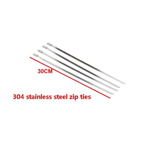 Planet Gates Russian Federation / 4 peices 300mm  ties 5cm*5M 10M 15M Titanium/Black Exhaust Heat Wrap Roll for Motorcycle Fiberglass Heat Shield Tape with Stainless Ties