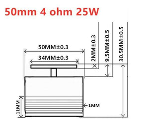 Planet Gates Russian Federation / 50mm 4 ohm 25W AIYIMA 25/20/15W Audio Speaker 40/44/50MM Full Range Loudspeaker Resonance Sound Exciter Super Bass Neodymium Portable Speakers