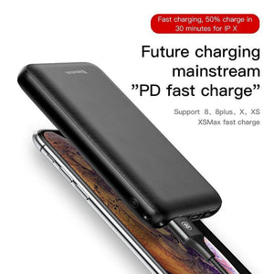 Planet Gates Russian Federation / Black Power Bank Baseus 20000mAh Power Bank For iPhone Samsung Huawei Xiaomi External Battery 3A Type C PD Fast Charing USB Charger Powerbank