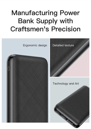 Planet Gates Russian Federation / Black Power Bank Baseus 20000mAh Power Bank For iPhone Samsung Huawei Xiaomi External Battery 3A Type C PD Fast Charing USB Charger Powerbank