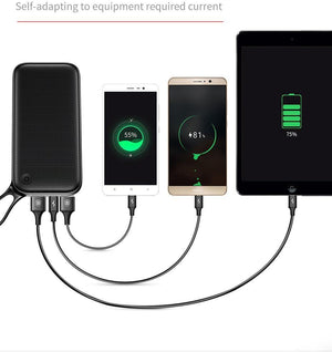Planet Gates Russian Federation / Black Power Bank Baseus 20000mAh Power Bank For iPhone Xs Max XR 8 7 Samsung S9 USB PD Fast Charging + Dual QC3.0 Quick Charger Powerbank MacBook