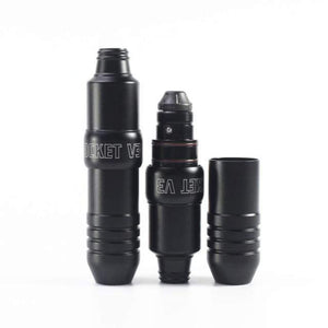Planet Gates Russian Federation / Black Rocket V3 Pen Rotary Permanent Makeup Japanese Motor Tattoo Machine Pen for Cartridge Needles Tattooing Makeup Equipment