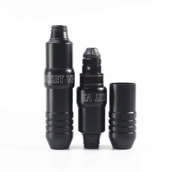 Planet Gates Russian Federation / Black Rocket V3 Pen Rotary Permanent Makeup Japanese Motor Tattoo Machine Pen for Cartridge Needles Tattooing Makeup Equipment