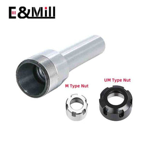 Planet Gates Russian Federation / C20-ER20-100L / M Type Nut C6 C8 C10 C12 C16 C20 ER8 ER11 ER16 ER20 ER25 Chuck Deep Processing Straight Shank Extension Rod Collet Chuck for CNC Milling