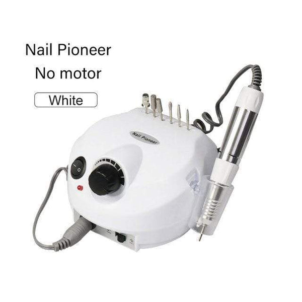 Planet Gates Russian Federation / Dark Gray 35000RPM Nail Art Drill Gel Electric Nail Drill 35W Nail Polisher with Set Nail Drill Bits Manicure Machie Nail Salon Tools