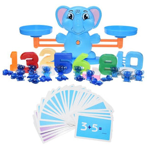 Planet Gates Russian Federation / elephant Montessori Math Toy Digital Monkey Balance Scale Educational Math Penguin Balancing Scale Number Board Game Kids Learning Toys