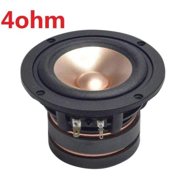 Planet Gates Russian Federation / Golden 4ohm(Round) 1 Pieces Original Japan AKISUI 4'' Full Frequency Speaker Driver Mixed Coating Paper Cone Dual Magnets Deep Bass 4/8ohm 60W