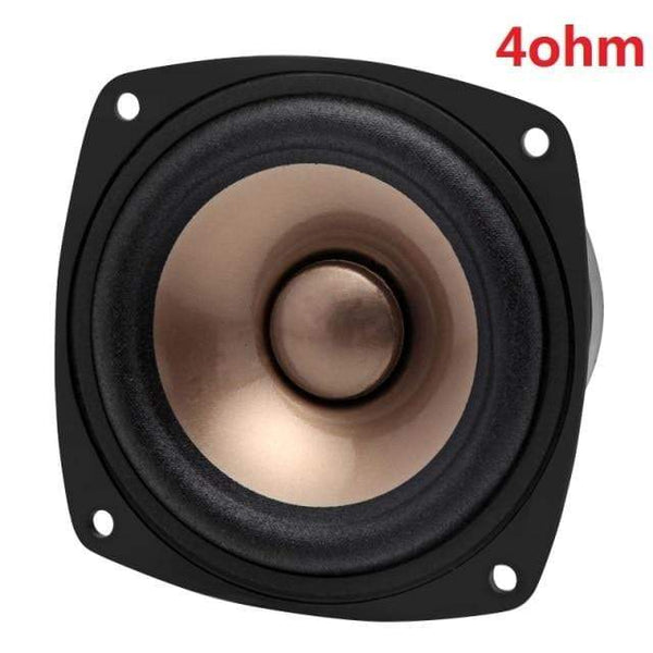 Planet Gates Russian Federation / Golden 4ohm(Square) 1 Pieces Original Japan AKISUI 4'' Full Frequency Speaker Driver Mixed Coating Paper Cone Dual Magnets Deep Bass 4/8ohm 60W