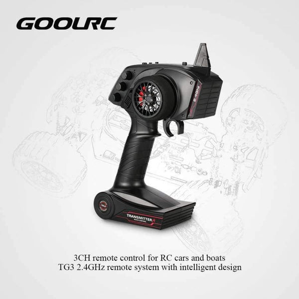 Planet Gates Russian Federation GoolRC TG3 2.4GHz 3CH Digital RC Radio Remote Control Transmitter with Receiver for RC Car Boat RC Transmitter Parts