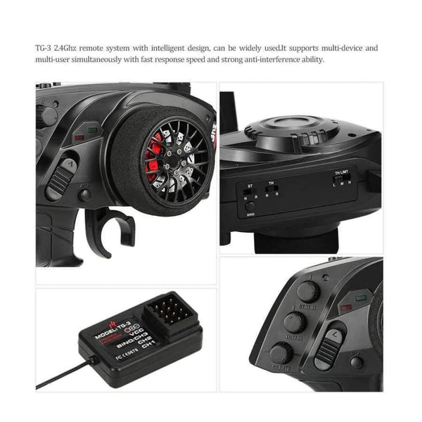 Planet Gates Russian Federation GoolRC TG3 2.4GHz 3CH Digital RC Radio Remote Control Transmitter with Receiver for RC Car Boat RC Transmitter Parts