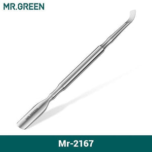 Planet Gates Russian Federation / Mr-2167 Cuticle Pusher Double Ended Nail Polish Remover Manicure Pusher Tool Nail Dirt Cleaner Stainless Steel Dead Skin Pusher