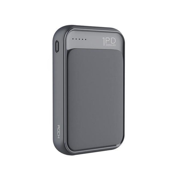 Planet Gates China / Navy Blue ROCK Mini Power Bank 10000mAh 18W USB C PD Fast Charging QC3.0 Quick Charge External Battery For iPhone Xs Max Samsung S9