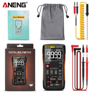 Planet Gates Russian Federation / Q1 Orange ANENG Q1 Digital Multimeter 9999 Analog Tester True RMS Professional Multimetro DIY Transistor Capacitor NCV Testers Lcr Meter