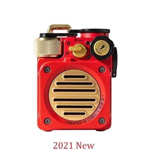 Planet Gates Russian Federation / Red MUZEN Wild Mini Bluetooth 5.0 Wireless Speaker Outdoor Waterproof Punk Retro Art Birthday Present Creative Christmas Gift