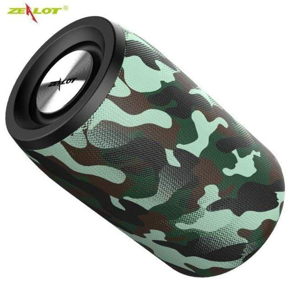 Planet Gates Russian Federation / S32-Rainforest camou ZEALOT Powerful Bluetooth Speaker Bass Wireless Portable Subwoofer Waterproof Sound Box Support TF, TWS, USB Flash Drive