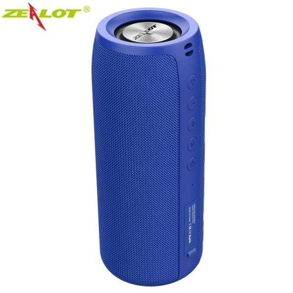 Planet Gates Russian Federation / S51-Blue ZEALOT Powerful Bluetooth Speaker Bass Wireless Portable Subwoofer Waterproof Sound Box Support TF, TWS, USB Flash Drive