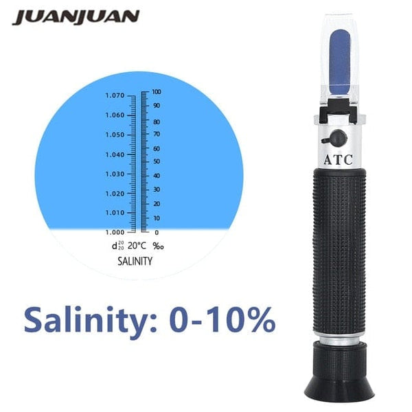 Planet Gates Russian Federation / Sanility 0-10 Refractometer All kinds Brix Alcohol Salinity Handheld Refractometer Wine Beer Sugar Fruit Vegetables Juice with ATC 40%off