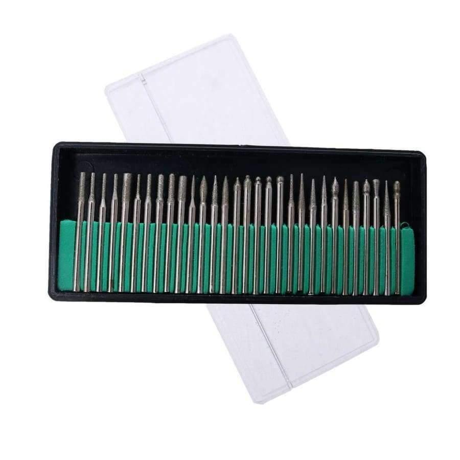 Planet Gates Russian Federation / set 4 Electric Nail Art Drill Machine Manicure Accessory Pedicure Nail File Drill Bit Kits Nail Tool+30Pcs Drill Bit