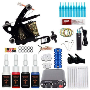 Planet Gates Russian Federation / SetA Tattoo Kits Tattoo Machine Set Complete Beginner Tattoo Pen Machine Kit Stick And Poke Pigments For Permanent Makeup Accessories