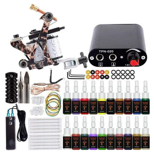 Planet Gates Russian Federation / SetC Tattoo Kits Tattoo Machine Set Complete Beginner Tattoo Pen Machine Kit Stick And Poke Pigments For Permanent Makeup Accessories