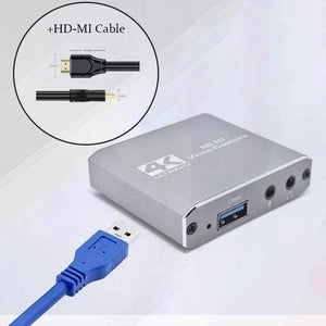 Planet Gates Russian Federation / Silver andHDMI Cable Video Capture Card for Live Streaming 1080P 4K USB3.0 HDMI Video Capture Card Switch Game for PS4 Xbox Recording Box