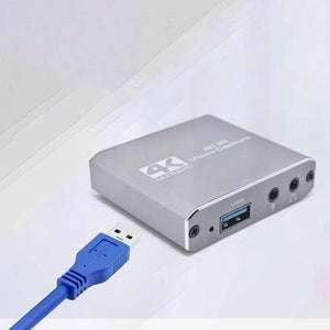 Planet Gates Russian Federation / Silver Video Capture Card for Live Streaming 1080P 4K USB3.0 HDMI Video Capture Card Switch Game for PS4 Xbox Recording Box