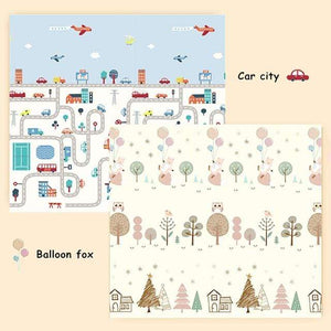 Planet Gates Russian Federation / STYLE 1 / 200CM*180CM Baby Play Mat Foldable Xpe Puzzle Mat Educational Children's Carpet Double-sided Climbing Pad Kids Rug Activitys Games Toys