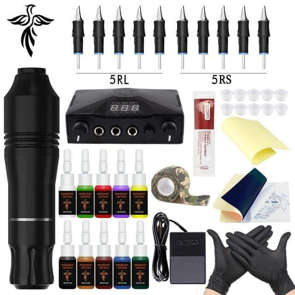 Planet Gates Russian Federation / Tattoo Pen Set3 Tattoo Kits Tattoo Machine Set Complete Beginner Tattoo Pen Machine Kit Stick And Poke Pigments For Permanent Makeup Accessories
