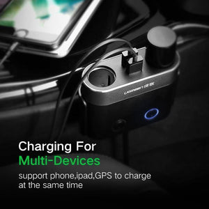 Planet Gates Russian Federation / universal Ugreen Dual USB Car Charger Support Car Recorder Universal Mobile Phone Car-Charger with Expander charger for iPhone 6S Samsung