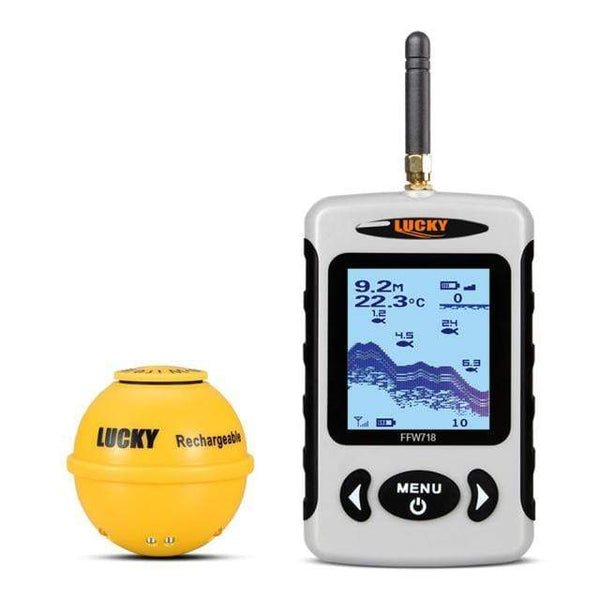 Planet Gates Russian Federation / W718LA Russian Menu Wireless Sonar Portable Fish Finder Sensor Echo Sounder Alarm River Lake Sea Bed Live 135ft/45M