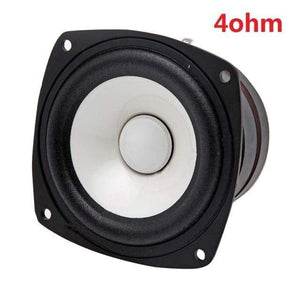 Planet Gates Russian Federation / White 4ohm(Square) 1 Pieces Original Japan AKISUI 4'' Full Frequency Speaker Driver Mixed Coating Paper Cone Dual Magnets Deep Bass 4/8ohm 60W