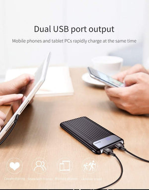 Planet Gates Russian Federation / White Baseus 10000mAh LCD Quick Charge 3.0 Dual USB Power Bank For iPhone X 8 7 6 Samsung S9 S8 Xiaomi Powerbank Battery Charger QC3.0