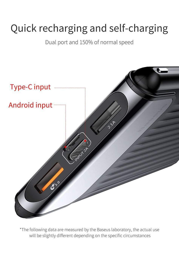 Planet Gates Russian Federation / White Baseus 10000mAh LCD Quick Charge 3.0 Dual USB Power Bank For iPhone X 8 7 6 Samsung S9 S8 Xiaomi Powerbank Battery Charger QC3.0